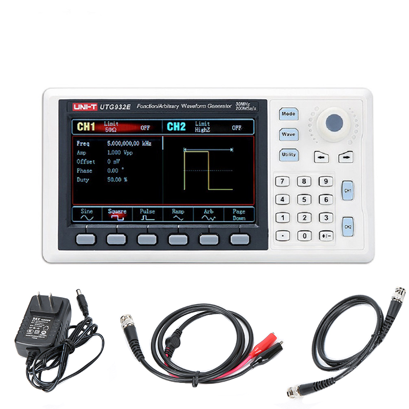 UTG962E Function Arbitrary Wav - огляд і ціна Dual Channel Arbitrary Waveform Function Generator 60Mhz