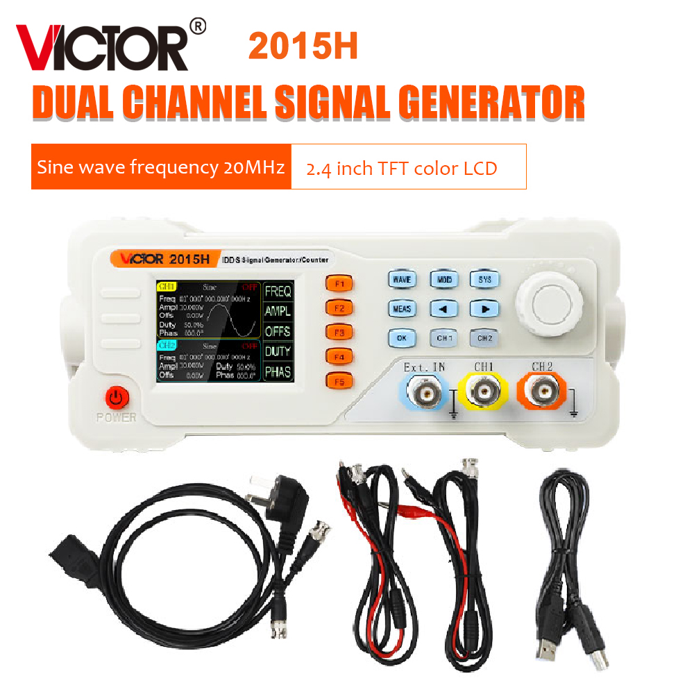 RuoShui 2015H 2040H 2060H Wave - огляд і ціна Dual Channel Arbitrary Waveform Function Generator 60Mhz